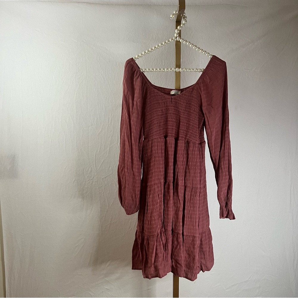 Long sleeve altars state dress